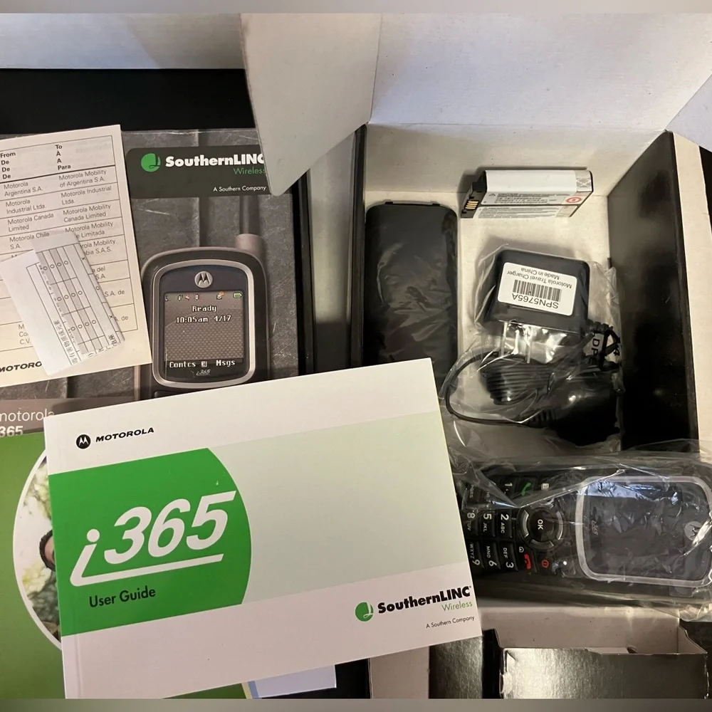 2 Vintage Motorola i365 Walkie-Talkie Cell Phones NEW in Open Box